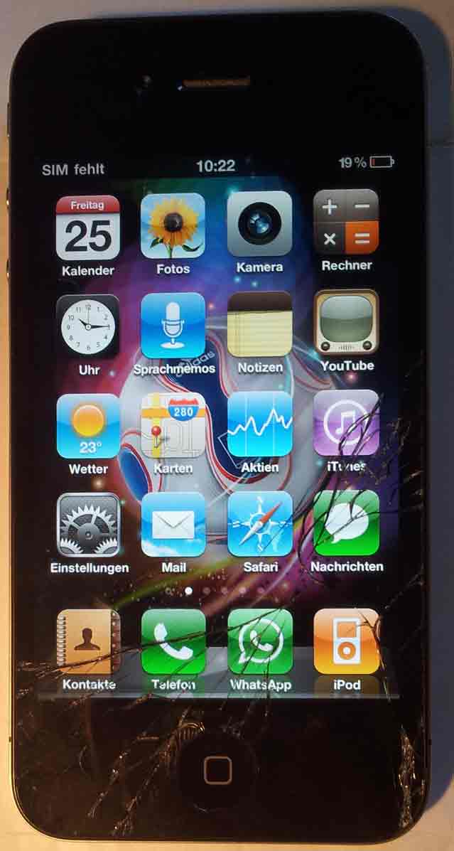 Iphone Touchscreen defekt
